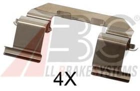 Компоненти дискових гальмівних колодок