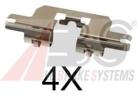 Комплектующие дисковых тормозных колодок