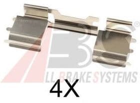 Компоненти дискових гальмівних колодок Компоненти дискових гальмівних колодок