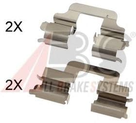 Комплектующие дисковых тормозных колодок