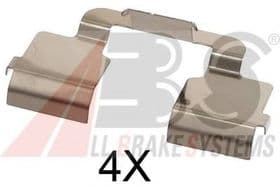 Компоненти дискових гальмівних колодок