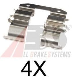 Комплектующие дисковых тормозных колодок Комплектующие дисковых тормозных колодок