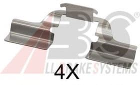 Компоненти дискових гальмівних колодок Компоненти дискових гальмівних колодок