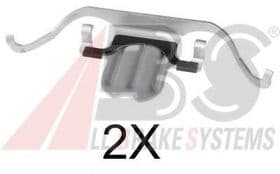 Компоненти дискових гальмівних колодок