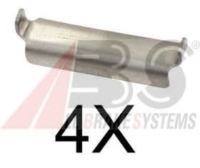 Комплектующие дисковых тормозных колодок