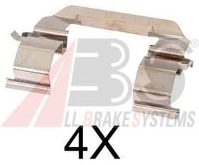 Комплектующие дисковых тормозных колодок