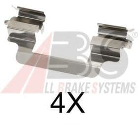 Комплектующие дисковых тормозных колодок Комплектующие дисковых тормозных колодок