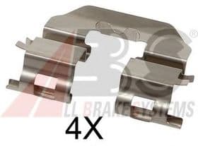 Компоненти дискових гальмівних колодок