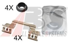 Комплектующие дисковых тормозных колодок