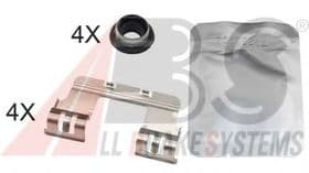 Комплектующие дисковых тормозных колодок Комплектующие дисковых тормозных колодок