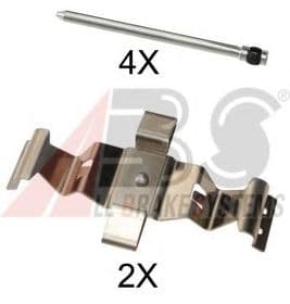 Компоненти дискових гальмівних колодок