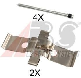 Комплектующие дисковых тормозных колодок Комплектующие дисковых тормозных колодок