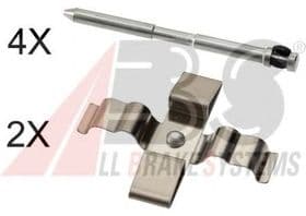 Компоненти дискових гальмівних колодок