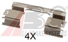 Комплектующие дисковых тормозных колодок Комплектующие дисковых тормозных колодок