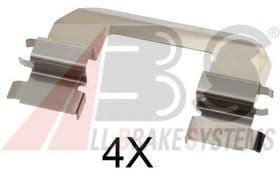 Комплектующие дисковых тормозных колодок Комплектующие дисковых тормозных колодок