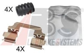 Компоненти дискових гальмівних колодок Компоненти дискових гальмівних колодок