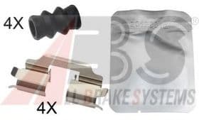 Компоненти дискових гальмівних колодок