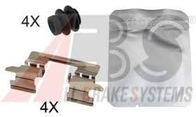 Компоненти дискових гальмівних колодок Компоненти дискових гальмівних колодок