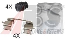 Компоненти дискових гальмівних колодок