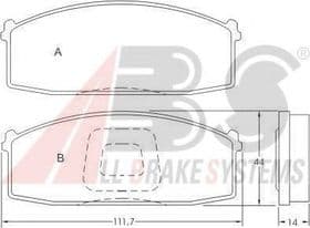 Гальмівні колодки Гальмівні колодки