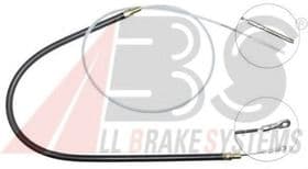 Трос ручного тормоза