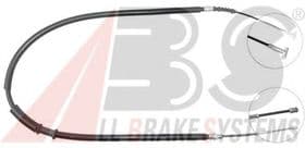 Трос ручного тормоза