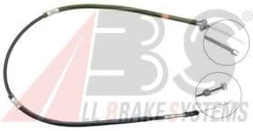 Трос ручного гальма