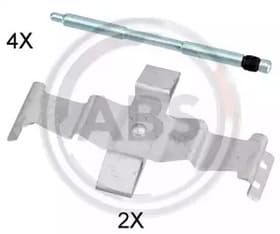 Компоненти дискових гальмівних колодок Компоненти дискових гальмівних колодок