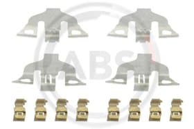 Компоненти дискових гальмівних колодок