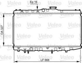Радіатор охолодження двигуна