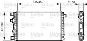 Радиатор охлаждения двигателя