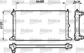 Радиатор охлаждения двигателя