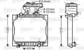 Радіатор охолодження двигуна