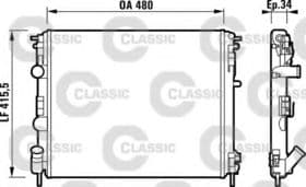 Радиатор охлаждения двигателя Радиатор охлаждения двигателя