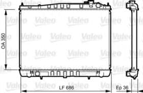 Радіатор охолодження двигуна