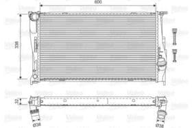 Радіатор охолодження двигуна