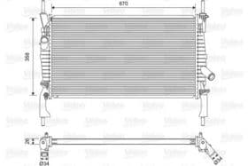 Радиатор охлаждения двигателя