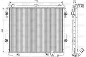 Радиатор охлаждения двигателя