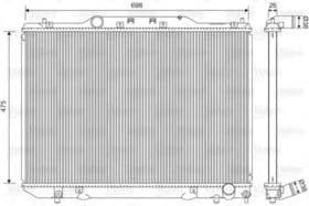 Радиатор охлаждения двигателя