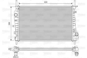 Радіатор охолодження двигуна