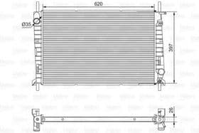 Радиатор охлаждения двигателя