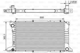 Радіатор охолодження двигуна