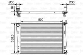Радиатор охлаждения двигателя Радиатор охлаждения двигателя