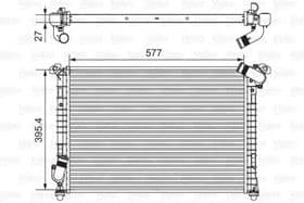 Радиатор охлаждения двигателя