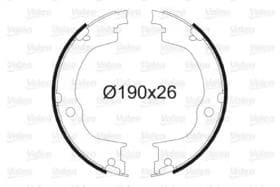 Колодки ручника