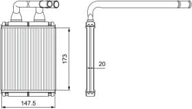 Радиатор печки