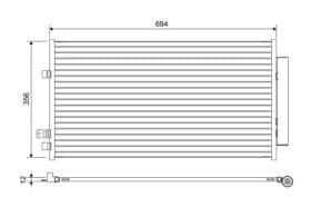 Радіатор кондиціонера