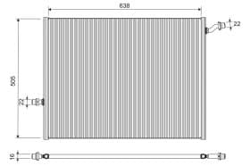 Радіатор охолодження двигуна Радіатор охолодження двигуна