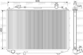 Радіатор охолодження двигуна Радіатор охолодження двигуна