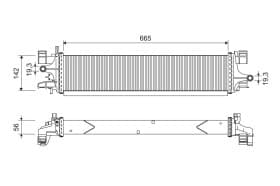 Радіатор охолодження двигуна Радіатор охолодження двигуна